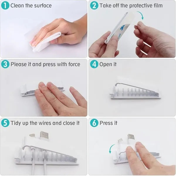 Wire Management for Cord Holder