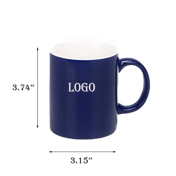 11 Oz. Smooth Glazed Ceramic Mug