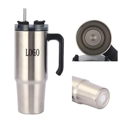 30 Oz. Double Wall Stainless Insulated Tumbler With Handle