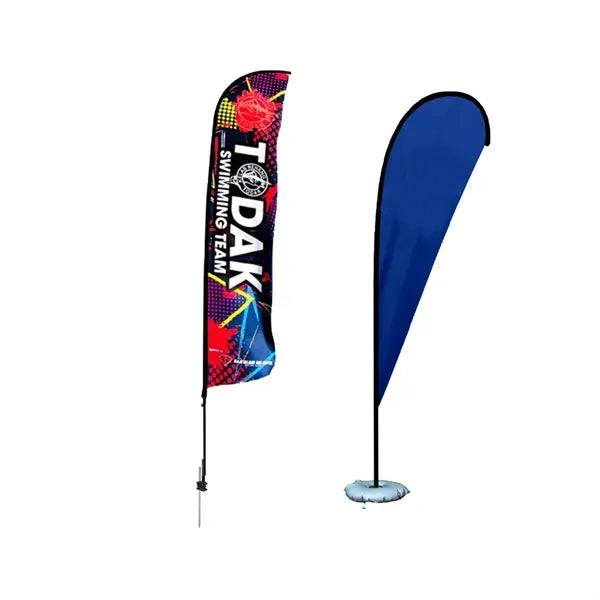 8ft Single Sided Printed Knife Beach Flag