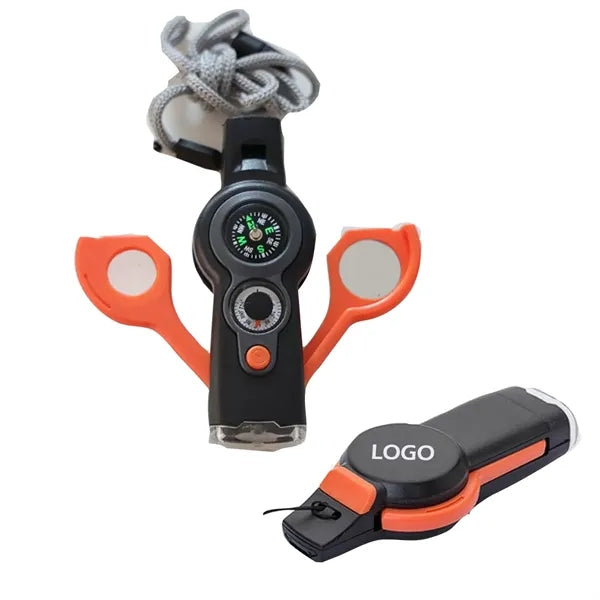 Multi-Functional Survival Tool With Compass