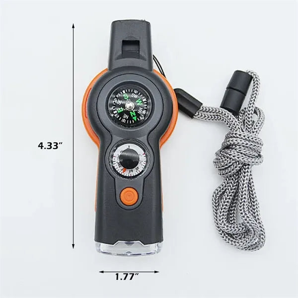 Multi-Functional Survival Tool With Compass