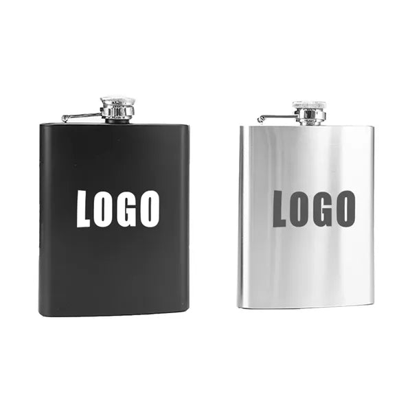 Matte Stainless Steel Hip Flask