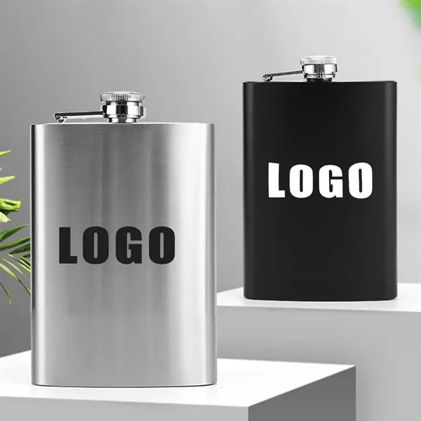 Matte Stainless Steel Hip Flask