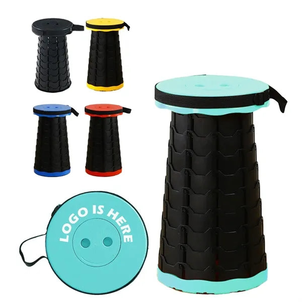 PP Retractable Portable Folding Stool