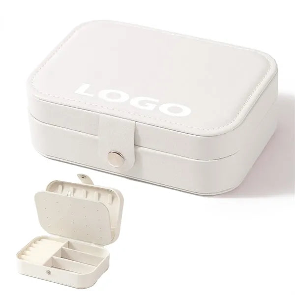 Stylish PU Leather Jewelry Box for Organizing Accessories
