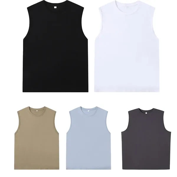 180g Pure Cotton Sleeveless Vest