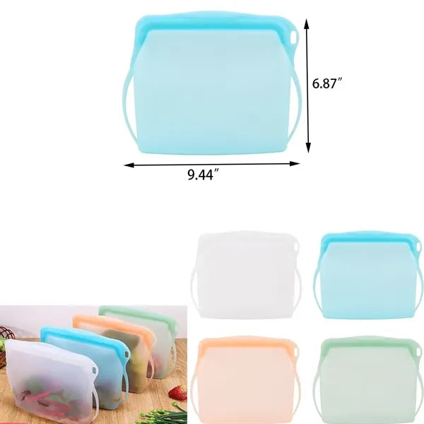 Food-Grade Silicone Veggie Bags Odor-Proof & Heat-Resistant