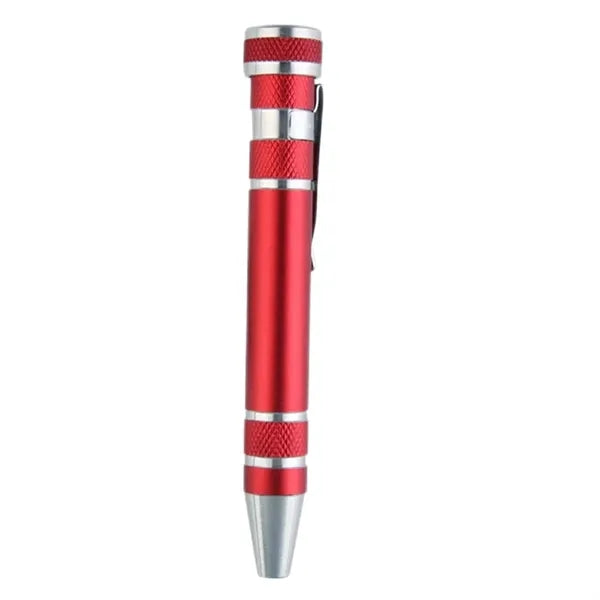 Multi-Tool Eight-In-One Screwdriver Pen