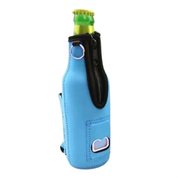 Zippered Cooler Cover W/ Bottle Opener