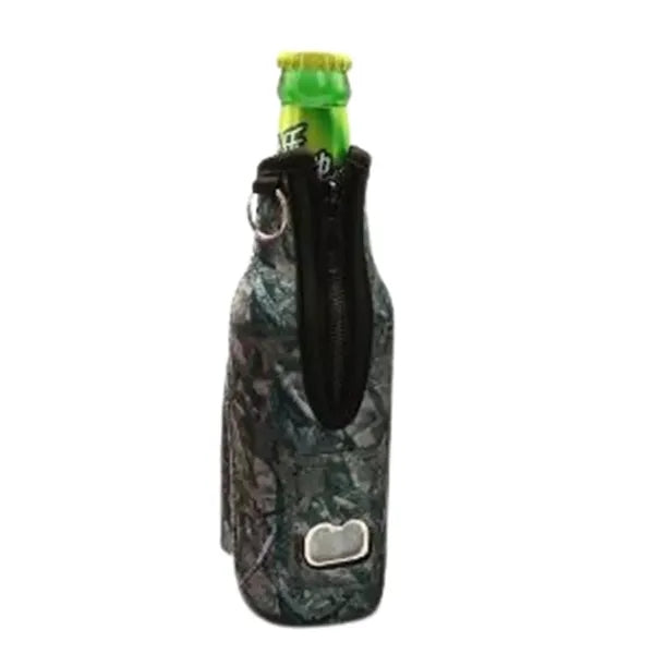 Zippered Cooler Cover W/ Bottle Opener