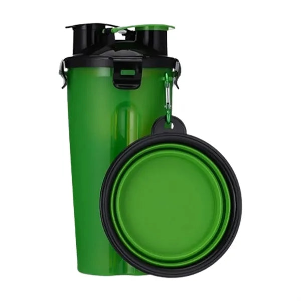 Pet Water Cup And Folding Bowl Set