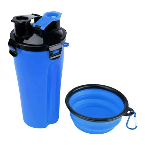 Pet Water Cup And Folding Bowl Set