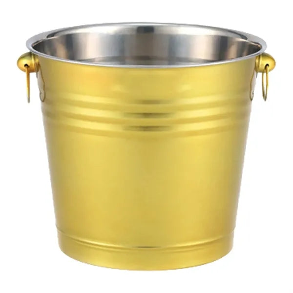 Stainless Steel Two-Ear Ice Bucket