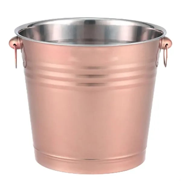 Stainless Steel Two-Ear Ice Bucket
