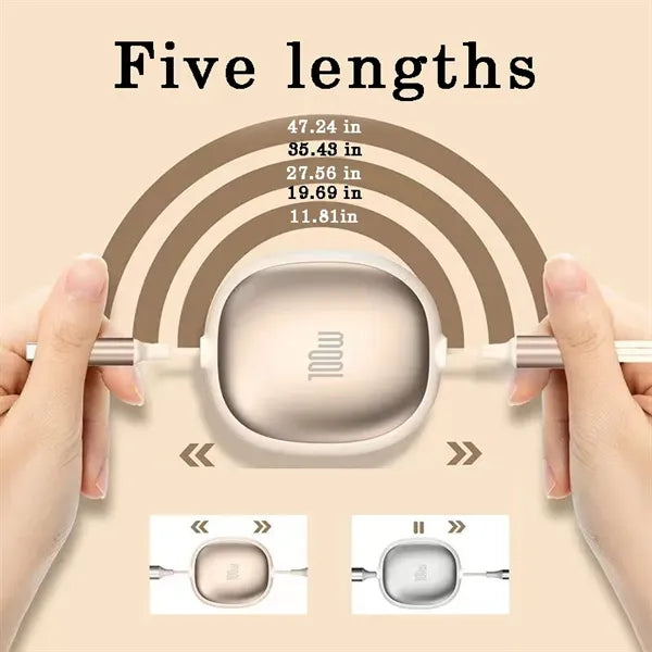 3-in-1 Retractable Charging Cable