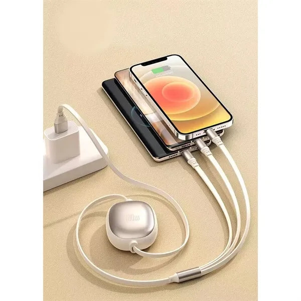 3-in-1 Retractable Charging Cable