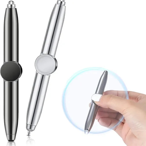 Multi Functional Fidget Spinner Pen With LED Light