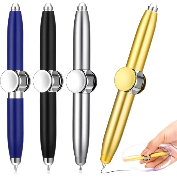 Multi Functional Fidget Spinner Pen With LED Light