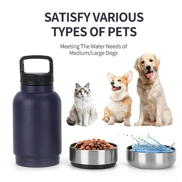 Stainless Steel Vacuum Flask With Handle