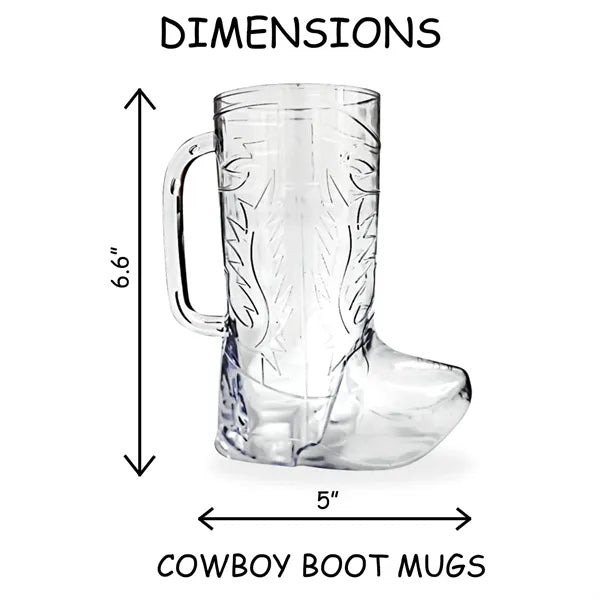Creative Plastic Boots Handle Beer Mug