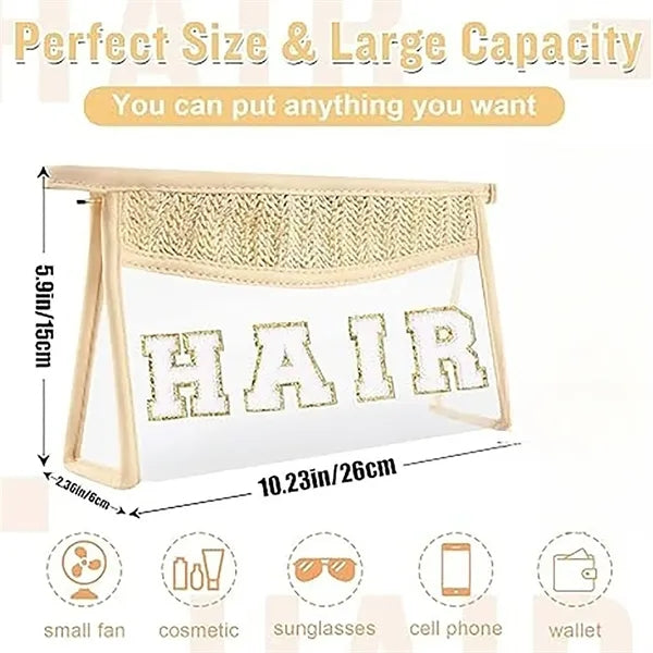 Summer Clear Makeup Transparent Toiletry Bag