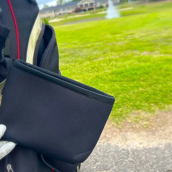 Golf Club And Ball Cleaning Bag With Removable Clip