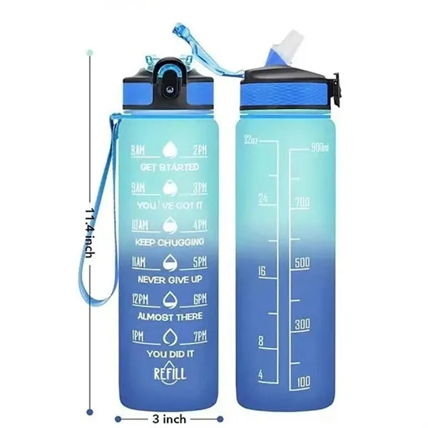 Outdoor Sports Water Bottle Hand Strap Cup Set