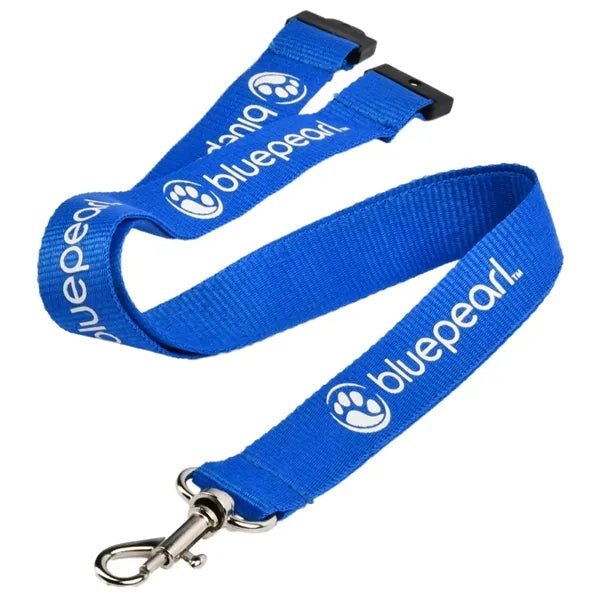1" Polyester Lanyard with Safety Breakaway