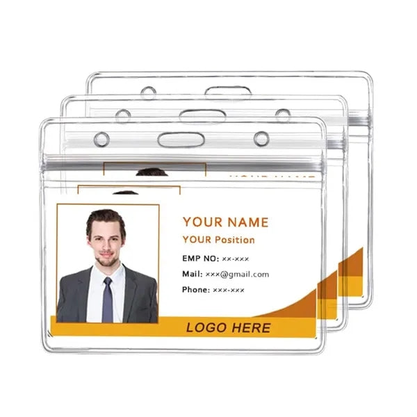 Clear PVC ID Badge Holder