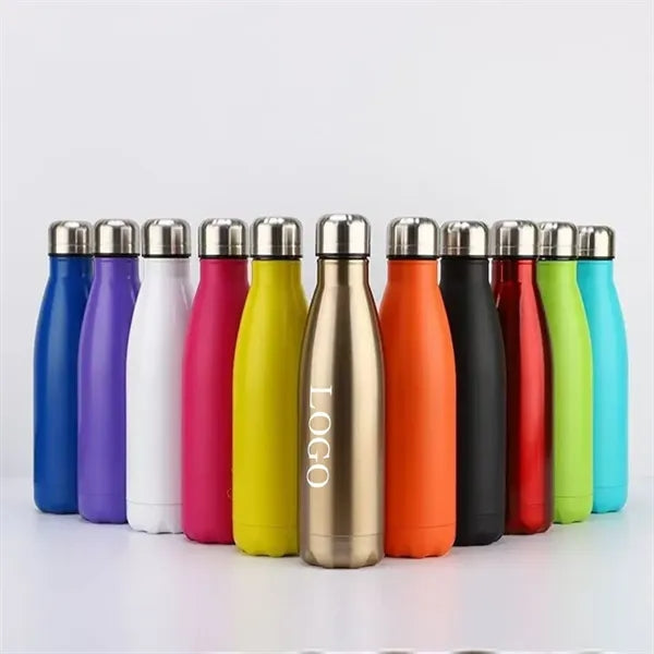 17oz Stainless Steel Cola Shape Water Bottle