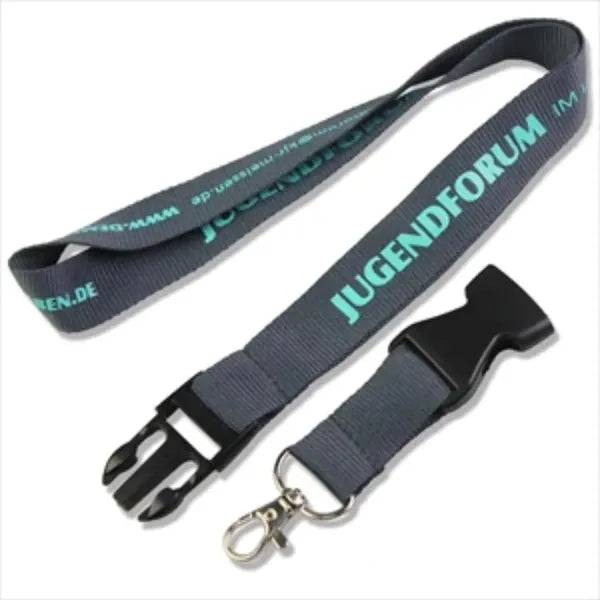 5/8" Polyester Lanyard w/ Detachable Buckle Release