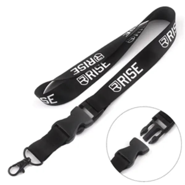 5/8" Polyester Lanyard w/ Detachable Buckle Release