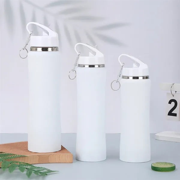 17/20/25 Oz Stainless Steel Water Bottle with Lid and Straw