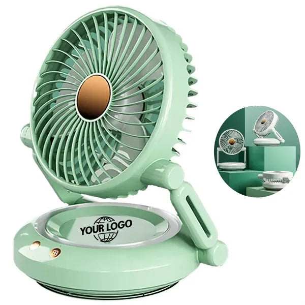 Outdoor Camping Desktop USB Desk Folding Fan