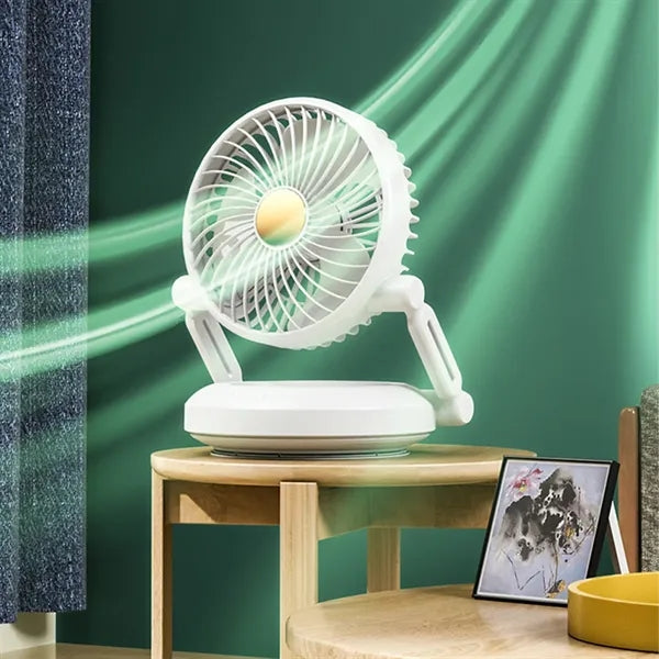 Outdoor Camping Desktop USB Desk Folding Fan