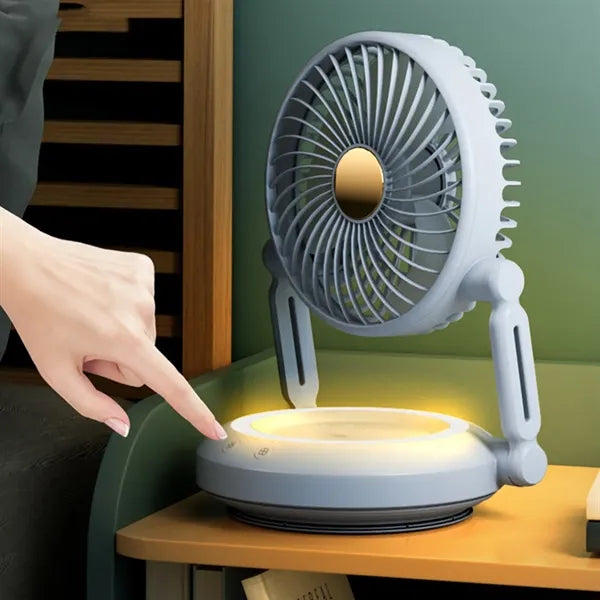 Outdoor Camping Desktop USB Desk Folding Fan