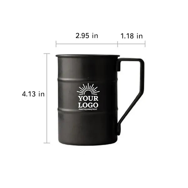 Outdoor Stainless Steel Coffee Cup With Handle