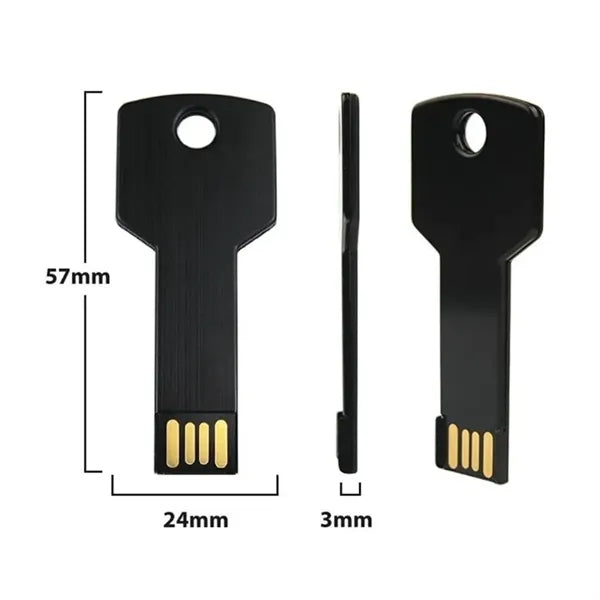 Metal Key Shape USB Flash Drive for Custom Branding