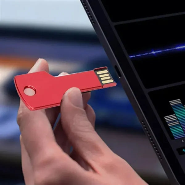 Metal Key Shape USB Flash Drive for Custom Branding