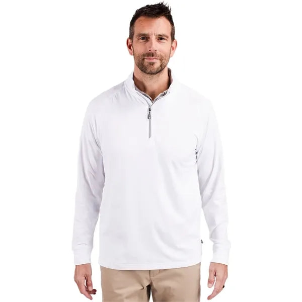 Cutter & Buck Adapt Eco Knit Stretch Quarter Zip Pullover