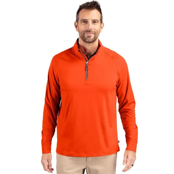 Cutter & Buck Adapt Eco Knit Stretch Quarter Zip Pullover