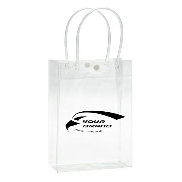Transparent Thickened Tote Bag For Shopping And Storage