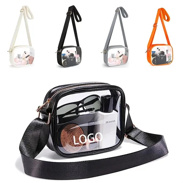 Crossbody Transparent Bag for Concerts Sports Events