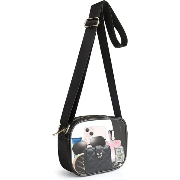Crossbody Transparent Bag for Concerts Sports Events