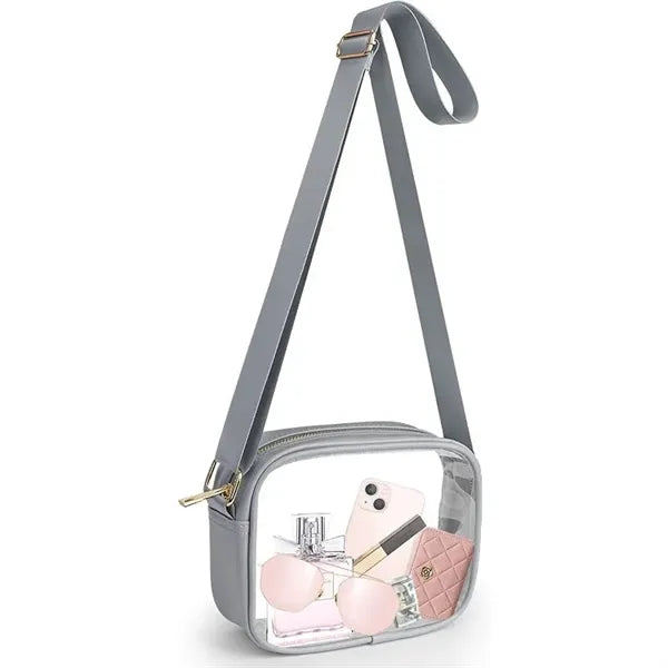 Crossbody Transparent Bag for Concerts Sports Events