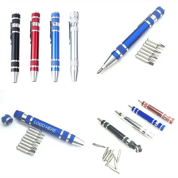 8-in-1 Multi-bit Screwdriver Tool Pen