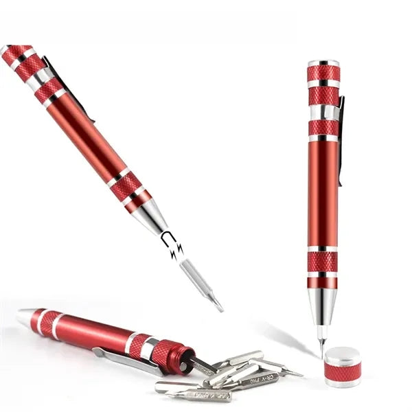 8-in-1 Multi-bit Screwdriver Tool Pen