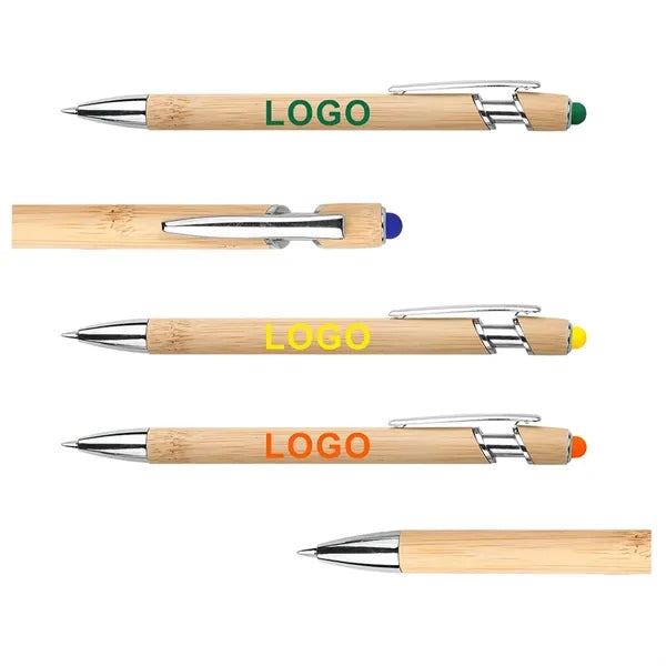 Engraving Eco-Friendly Bamboo Stylus Pen "