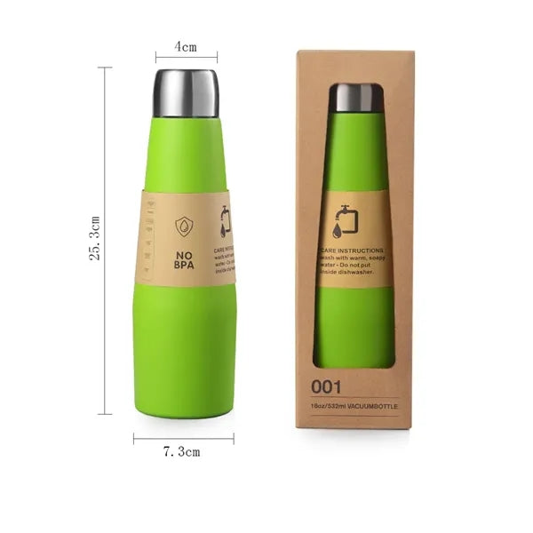 BPA Free 18oz Stainless Steel Vacuum Flask Double Wall Insul